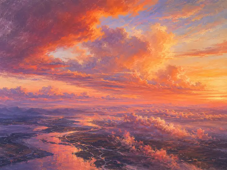 The Fiery River of Earth's Pulse