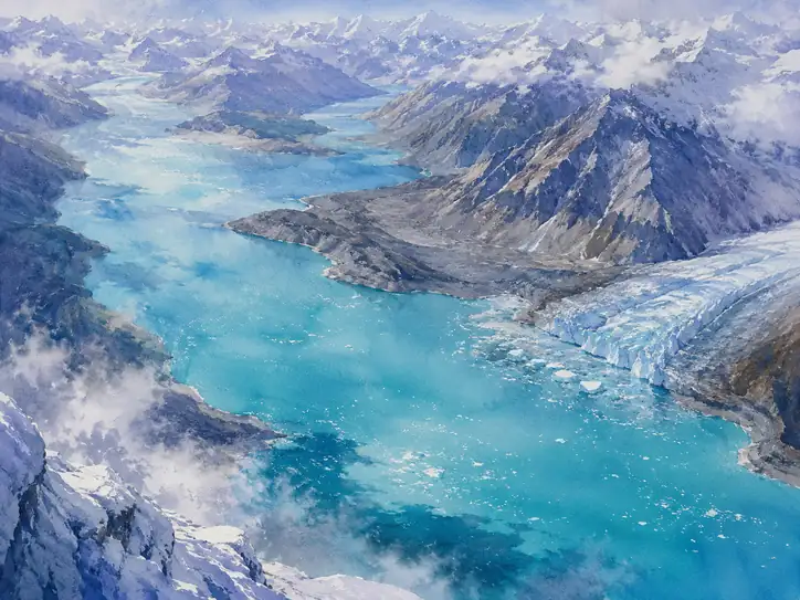 Where Ice Whispers to the Emerald Deep