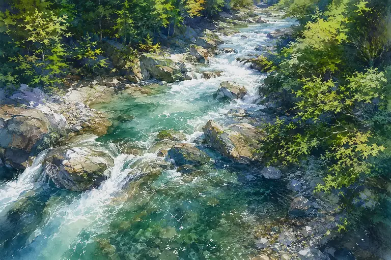 Dance of the Dappled Stream