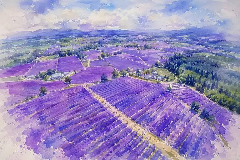Path Through the Violet Sea