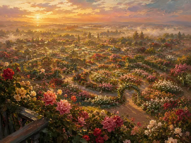 Where Roses Whisper to the Dawn