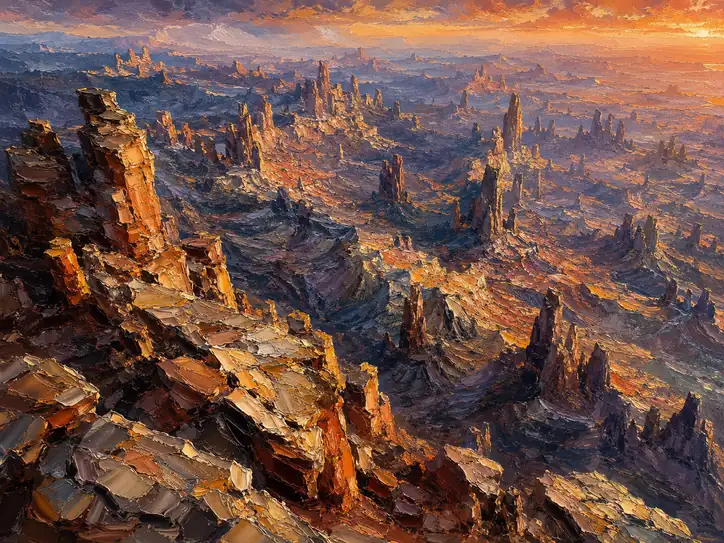 Silent Kingdom of the Jagged Spires