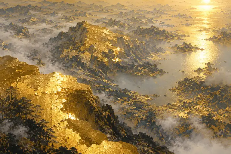 Where Eternity Shimmers in Gold