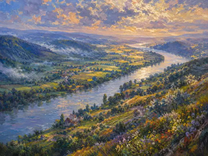Where the River Whispers to the Dusk