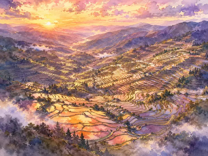 Mirror of the Golden Dusk