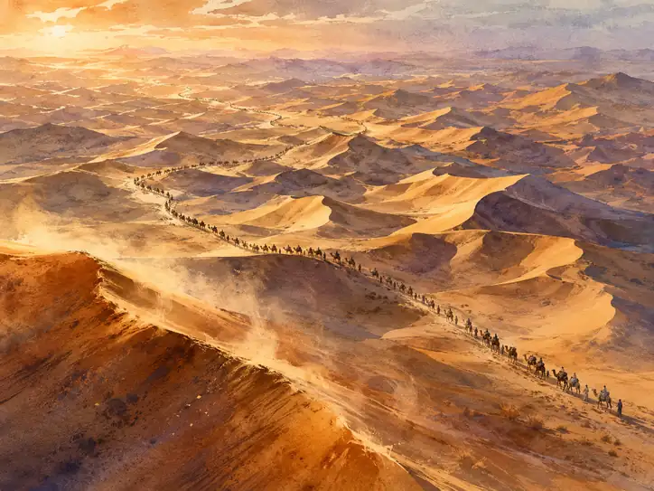 Footprints in the Golden Silence