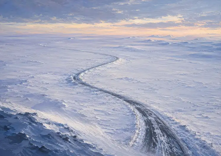 Trace of Hope in the Silent Snow