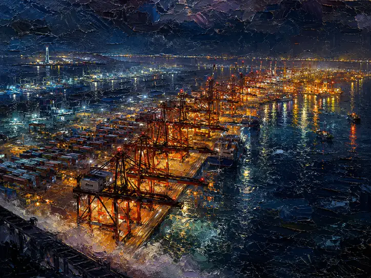 Pulse of the Night Harbor