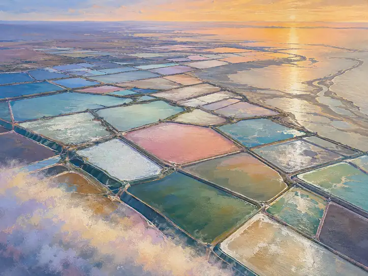 Spilling Sunset on the Earth's Palette