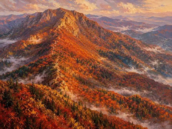 When the Mountain Dreams in Gold