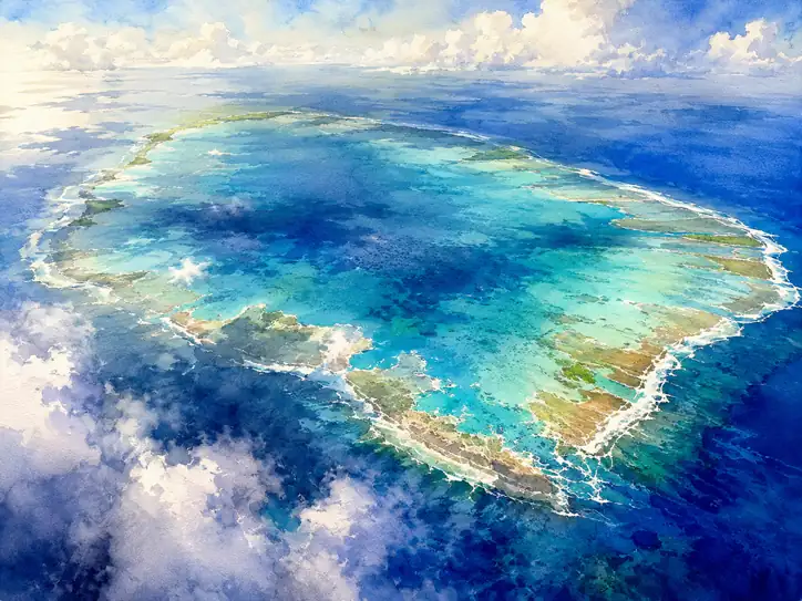 The Eye of the Deep Blue