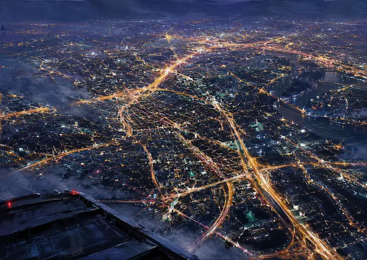 Pulsing Veins of the Luminous City