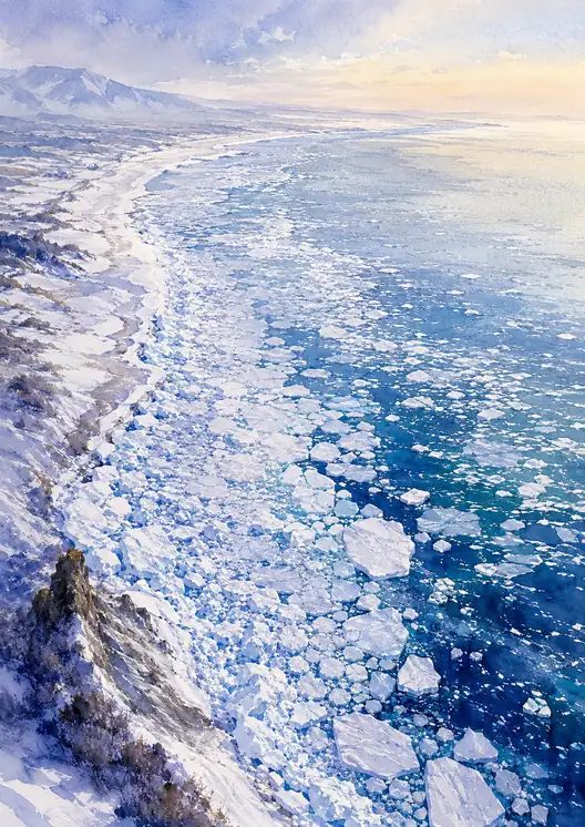 Warm Light on the Frozen Tides