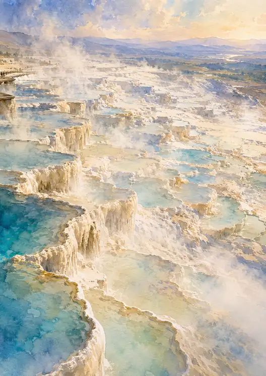 Stairway of Turquoise and Gold