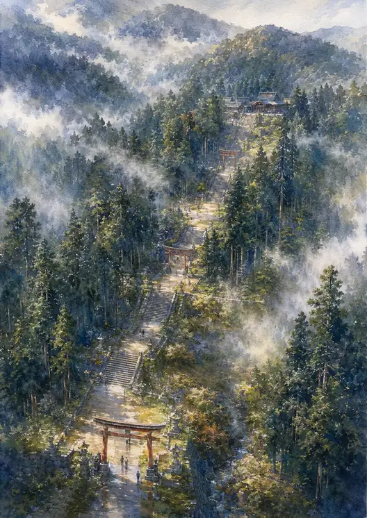 Silent Steps through the Sacred Forest