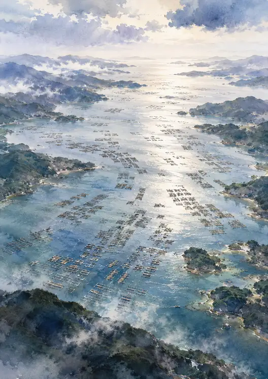 Glittering Path of the Ocean's Gift