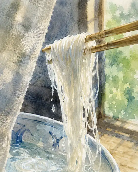 箸先に滴る夏の涼