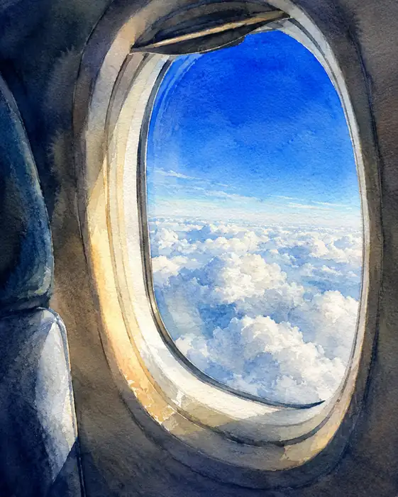 Window to the Endless Blue