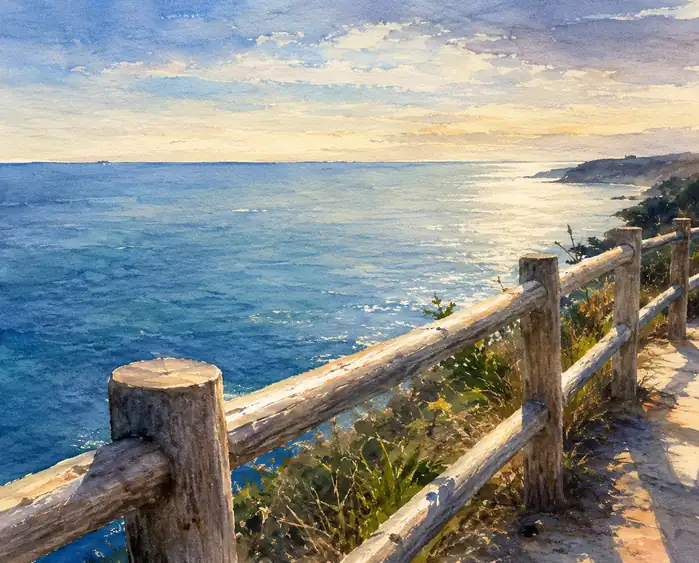 The Boundary to the Infinite Blue