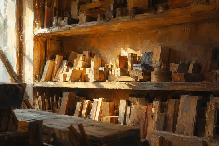 Where Light Finds the Wood