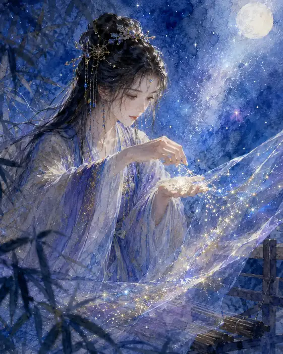 Sprinkling Golden Dreams Upon the Cosmic Veil