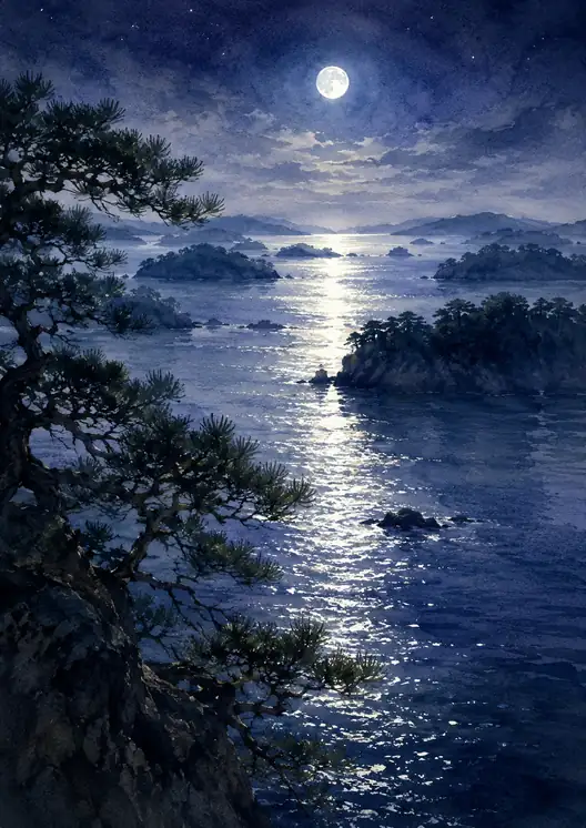 Path of Silver Light on the Silent Sea