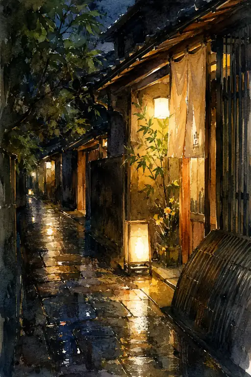The Lantern's Embrace in the Silence