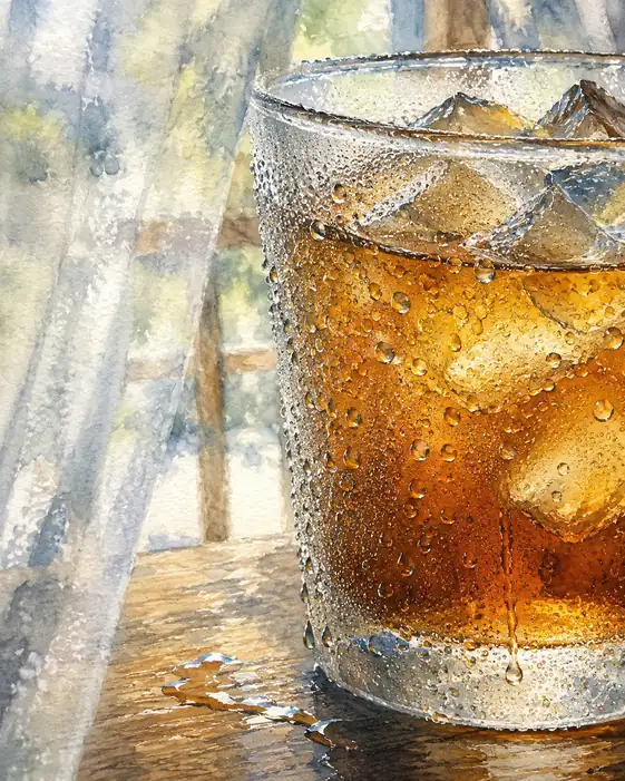 Chilled Amber in the Afternoon Sun