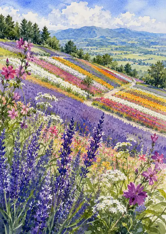 A Gentle Path Through Summer Dreams