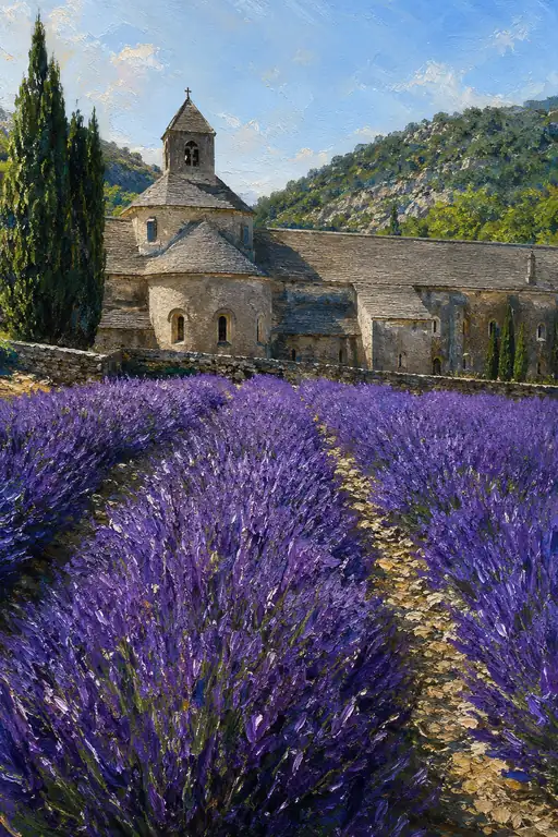 Silent Prayers in the Lavender Field