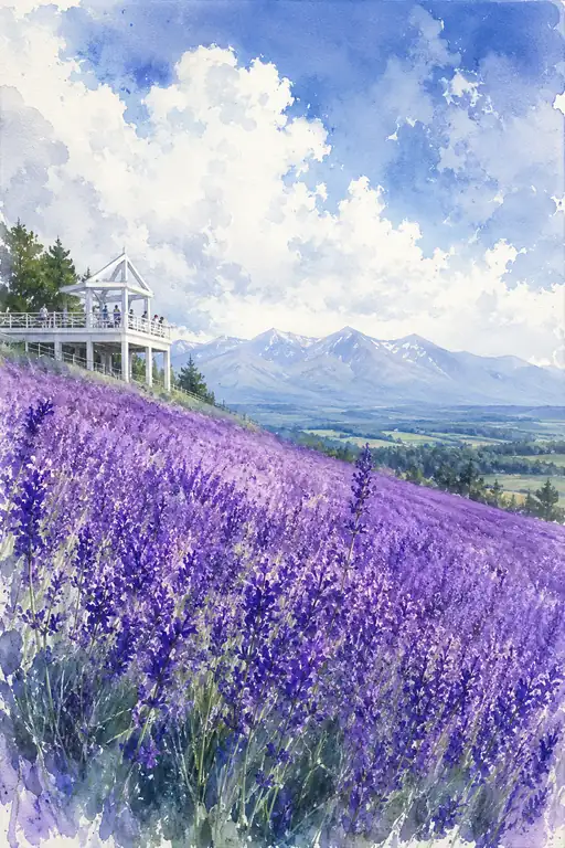 Where the Sky Meets the Violet Tide