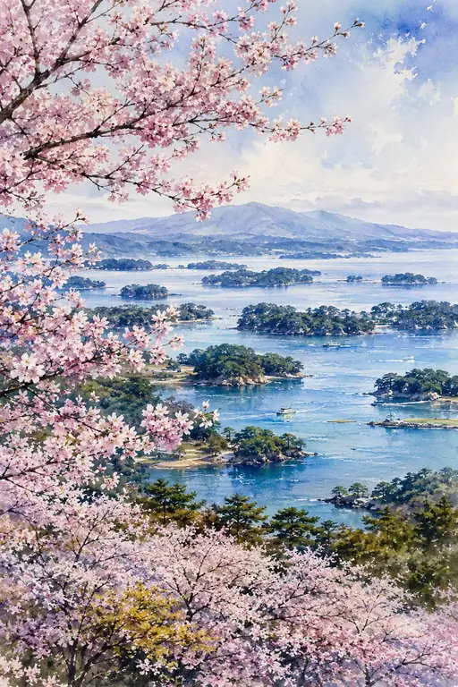 When Sakura Welcomes the Sea