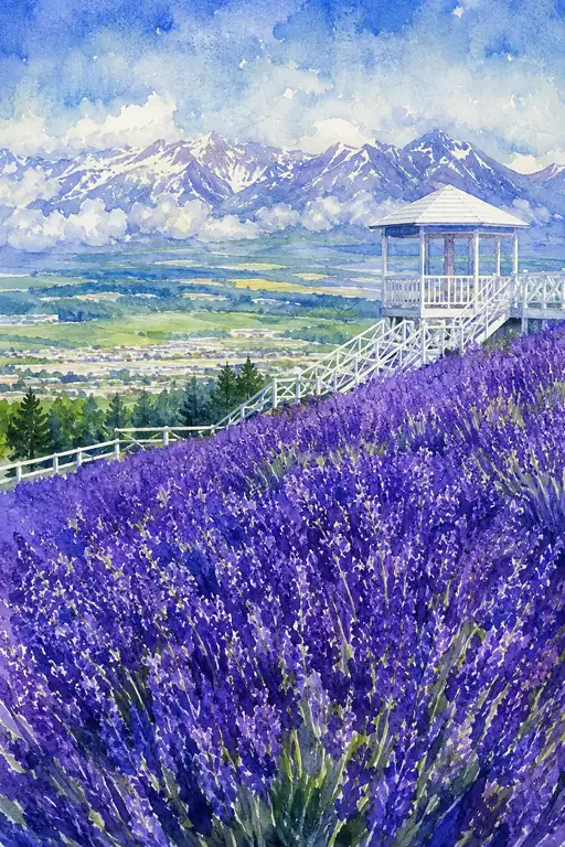 A Quiet Sanctuary in the Violet Breeze