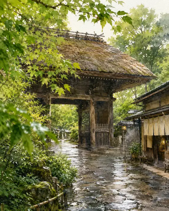 Whispers of the Rain-washed Sanctuary