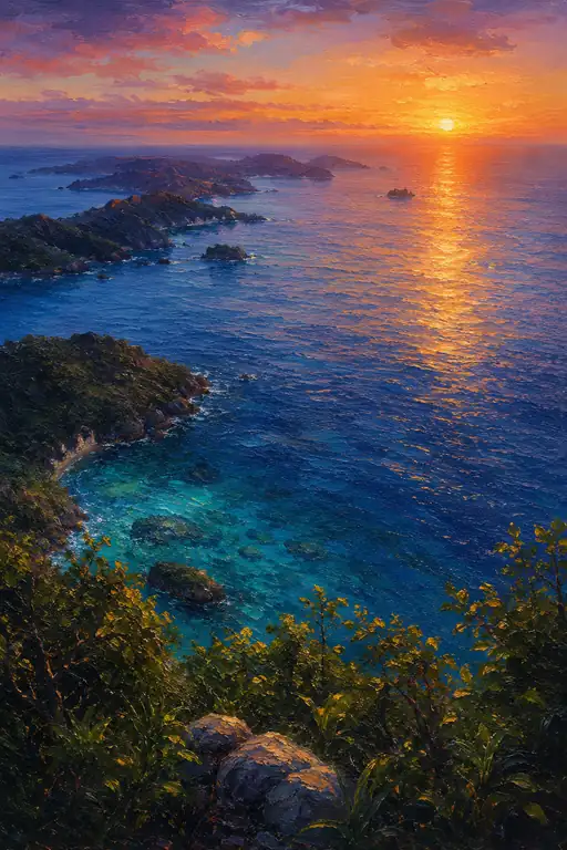 Where the Sun Writes Hope on the Waves