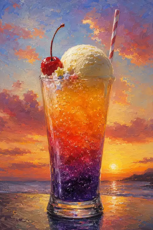 Sipping the Fading Dusk