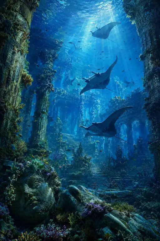 Sunbeams in the Submerged Sanctuary