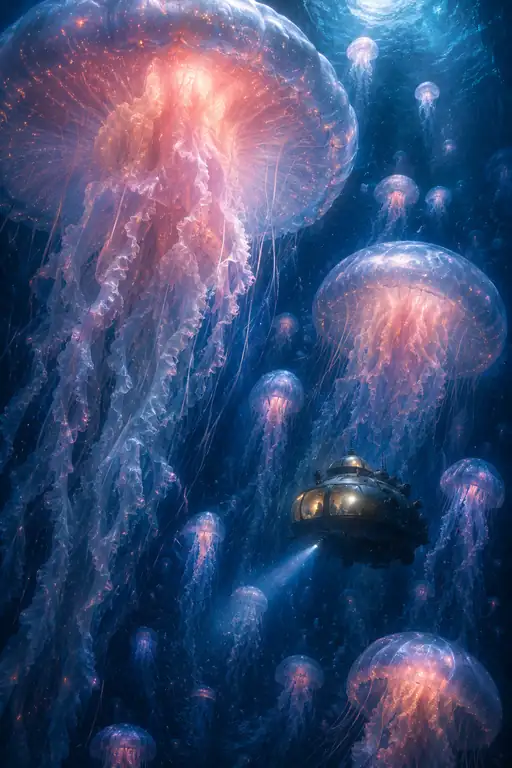 Dance of the Bioluminescent Giants