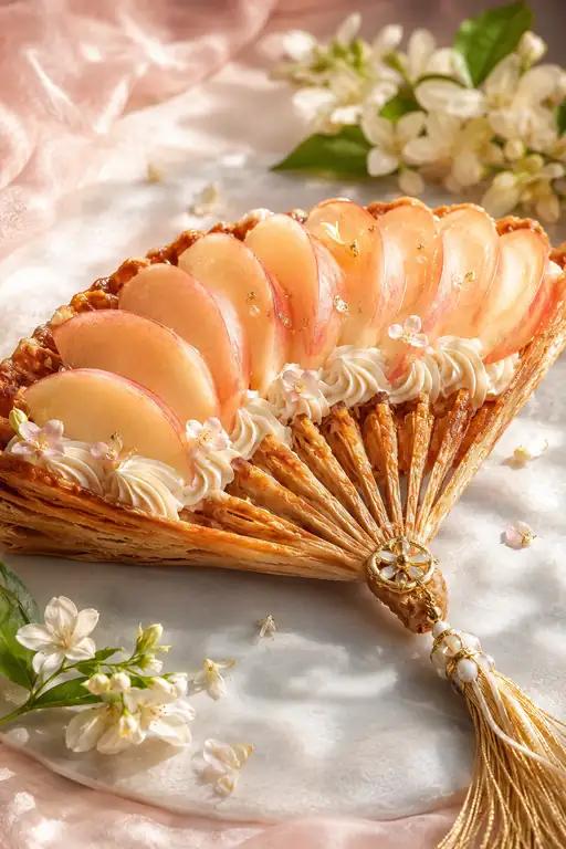 The Golden Fan Whispering Summer Dreams