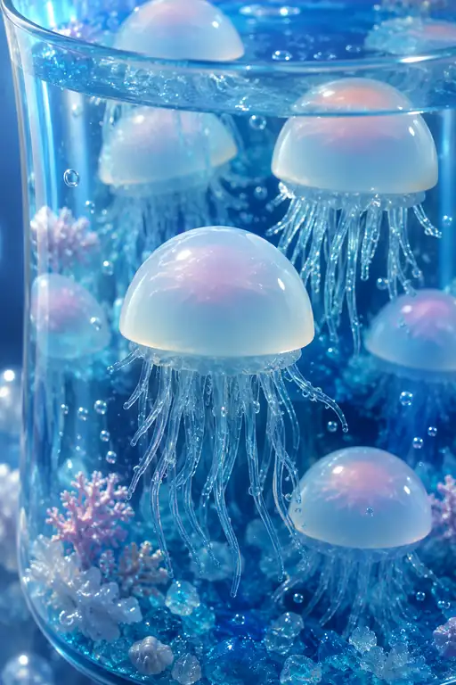 Illusion Floating in the Azure Aquarium
