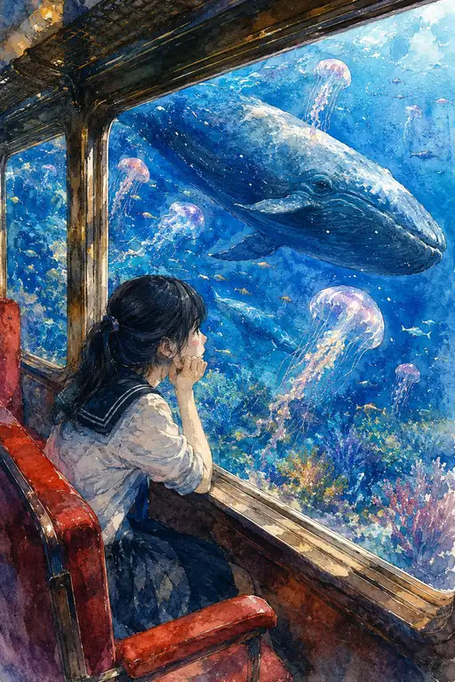 Departing for the Silent Blue