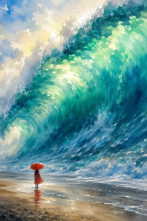 A Crimson Spark in the Emerald Tempest