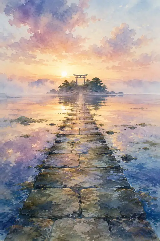 夜明けの囁きへ続く参道