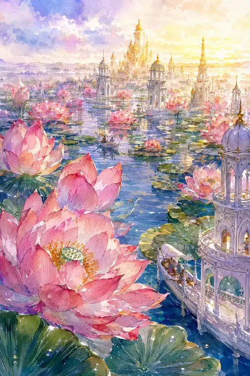 The Floating Utopia of Lotus Dreams
