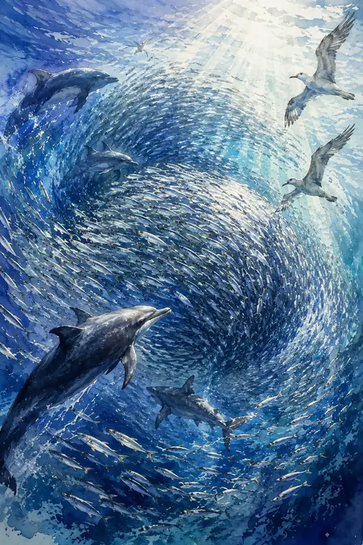 The Blue Tempest of Life