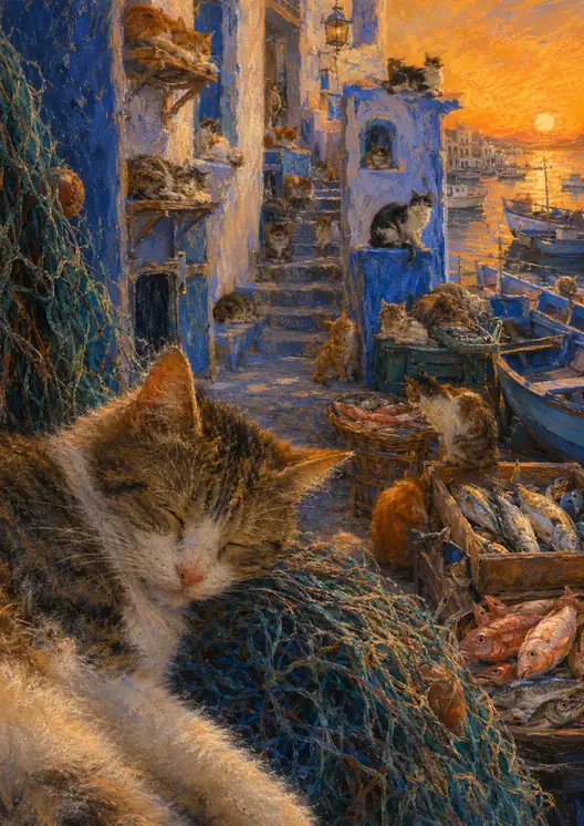 Golden Slumber on the Blue Net