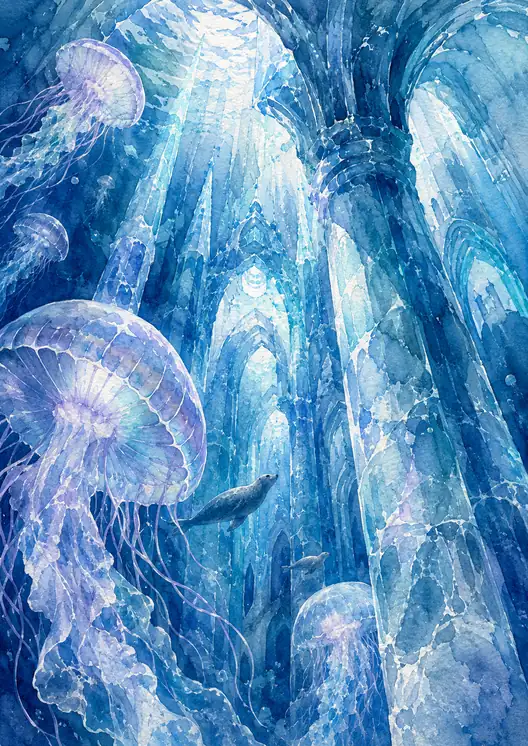 Silent Liturgy of the Deep Blue
