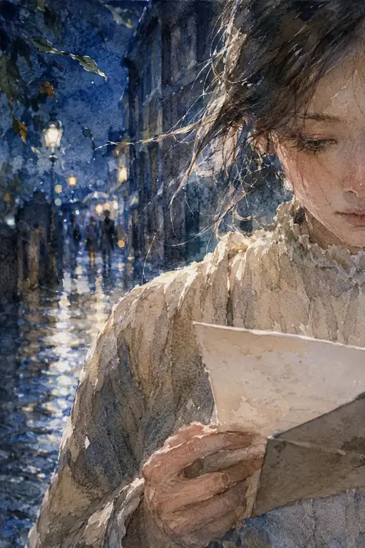 Words Whispered in Cobalt Rain