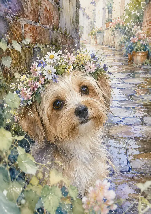 A Daisy Crown for a Sunlit Day