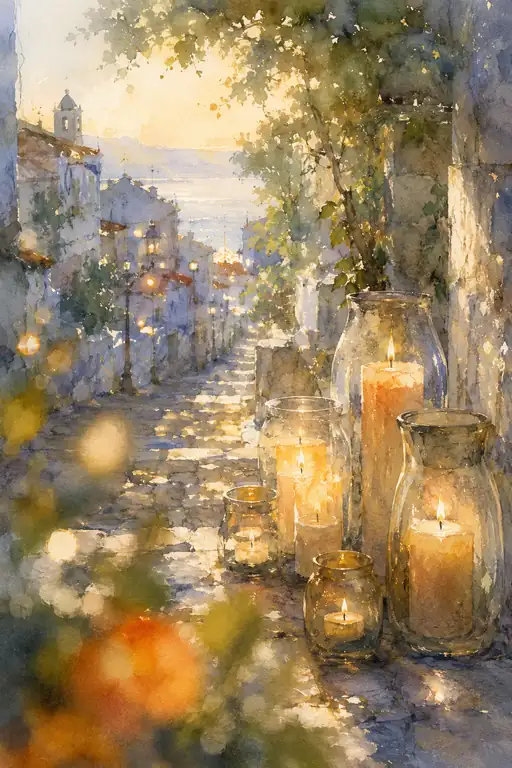 Sunlit Path to the Sea